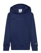 Hooded Sweatshirt Tops Sweatshirts & Hoodies Hoodies Navy Champion