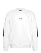 Sweatshirt Tops Sweatshirts & Hoodies Sweatshirts White EA7