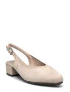 47063-00 Shoes Sling Backs Heeled Slingbacks Beige Rieker