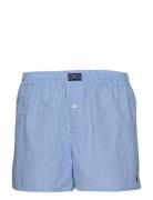 Windowpane Woven Boxer Underwear Boxer Shorts Blue Polo Ralph Lauren