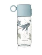 Clemence Tritan Bottle 350 Ml Home Meal Time Blue Liewood