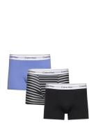Relaxed Fit Trunk 3Pk Boxershorts Multi/patterned Calvin Klein