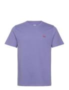 Ss Original Hm Tee Bleached De Tops T-Kortærmet Skjorte Purple Levi's®