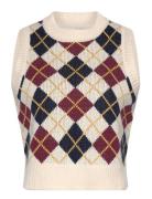 Collegiate Argyle Vest Andria Vests Knitted Vests Cream Levi's®