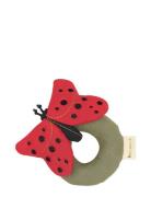 Rattle - Ladybug Toys Baby Toys Rattles Red Fabelab