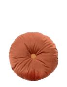 Eco-Velvet Round Cushion Home Textiles Cushions & Blankets Cushions Br...