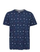 Bhjael Tee Tops T-Kortærmet Skjorte Blue Blend