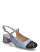 Jumis_Gia_Nto Shoes Sling Backs Heeled Slingbacks Blue UNISA