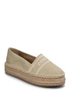 Denim Platform Espadrille Espadrillos Flade Sandal Beige Tommy Hilfige...