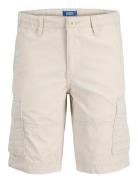 Jpstcole Jjmateo Cargo Short Jnr Bottoms Shorts Beige Jack & J S