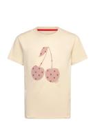 Tnnolene S_S Tee Tops T-Kortærmet Skjorte Cream The New