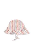 Matgustas Printed Uv Sun Hat. Grs Solhat Red MINI A TURE