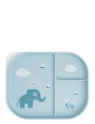 Foodie Compartment Plate Elphee Blue Home Meal Time Blue D By Deer