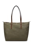 Nylon Medium Keaton Tote Bag Shopper Taske Khaki Green Lauren Ralph La...