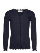 Rkbalta Modal Ls Lace Cardigan Tops T-shirts Long-sleeved T-Skjorte Na...