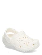 Classic Floral Cut Out Clog T Shoes Clogs White Crocs
