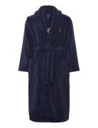 Logo-Embroidered Cotton Terry Robe Morgenkåbe Badekåbe Navy Polo Ralph...