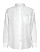 Rel Linen Shirt Tops Shirts Linen Shirts White GANT