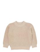 Knitted Classic Rib Blouse Tops Knitwear Pullovers Beige Copenhagen Co...