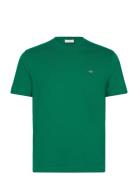 Reg Shield Ss T-Shirt Tops T-Kortærmet Skjorte Green GANT