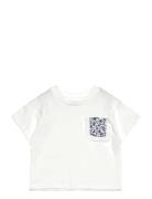 Patch Pocket T-Shirt Tops T-Kortærmet Skjorte White Mango