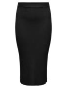 Carmila Long Skirt Knt Skirts Knee-length & Midi Skirts Black ONLY Car...