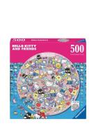 Hello Kitty Circular 500P Toys Puzzles And Games Puzzles Classic Puzzl...