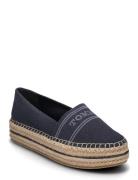 Denim Platform Espadrille Espadrillos Flade Sandal Navy Tommy Hilfiger