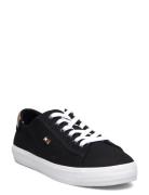 Vulc Canvas Lace Up Sneaker Low-top Sneakers Black Tommy Hilfiger
