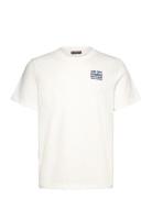 Seaton Mixed Tee Designers T-Kortærmet Skjorte White Morris