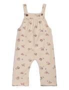 Tnsbnaomi Sweat Dungarees Bottoms Dungarees Beige The New