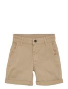 Shorts Twill Bottoms Shorts Beige Minymo