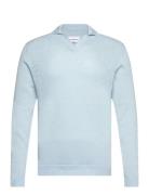 Casual Knit Tops Knitwear Round Necks Blue Lindbergh