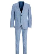 Jprriviera Linen Suit Slim Fit Sn Habit Blue Jack & J S