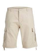 Jpstcole Barkley Jjcargo Shorts Sn Bottoms Shorts Cargo Shorts Cream J...