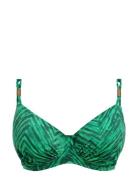 Punta Mita Swimwear Bikinis Bikini Tops Wired Bikinitops Green Fantasi...