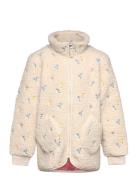 Jacket Pile Embroidery Jakke Cream Lindex