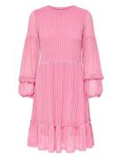 Onlnaja L/S Baloon Dress Cs Jrs Knælang Kjole Pink ONLY