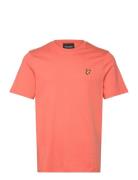 Plain T-Shirt Tops T-Kortærmet Skjorte Orange Lyle & Scott