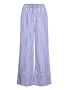 Daycras Pants Bottoms Trousers Wide Leg Blue Cras