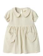 Nbffolly Ss Loose Body Dress Lil Bodies Short-sleeved Beige Lil'Atelie...