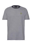 Linen Blend Breton Stripe T-Shirt Tops T-Kortærmet Skjorte Multi/patte...