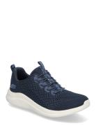 Womens Ultra Flex Low-top Sneakers Navy Skechers