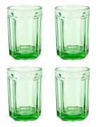 Glass Set/4 Home Tableware Glass Drinking Glass Green Serax