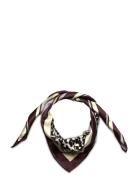 Dante6-Leopard Printed Scarf Tørklæde Multi/patterned Dante6