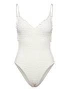 Daydreamer V Neck Piece Badedragt Badetøj White Seafolly