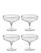 Champagne Coupe Inku By Sergio Herman Set/4 Home Tableware Glass Champ...