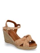 Espadrilles Espadrillos Med Hæl Sandal Beige Billi Bi