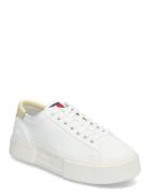 Tjw Flatform Canvas Sneaker Low-top Sneakers White Tommy Hilfiger