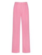 Nura Pleated Trousers Bottoms Trousers Suitpants Pink Fabienne Chapot